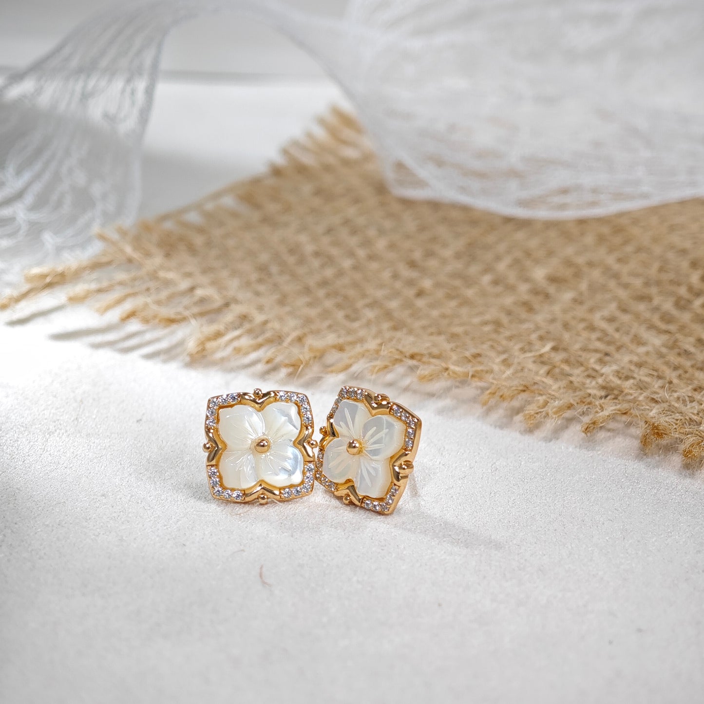 Bloom Mother of Pearl Studs