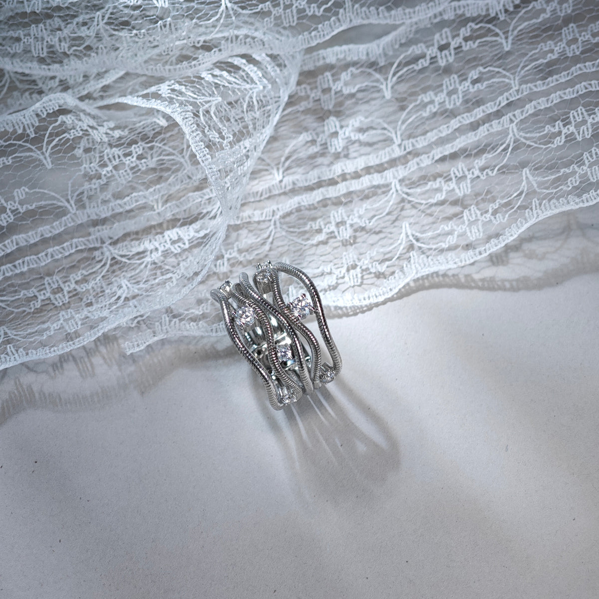 Celeste Wave Ring