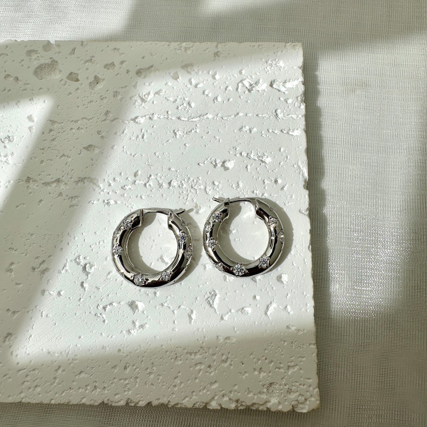 Luxe Diamond Hood Earring