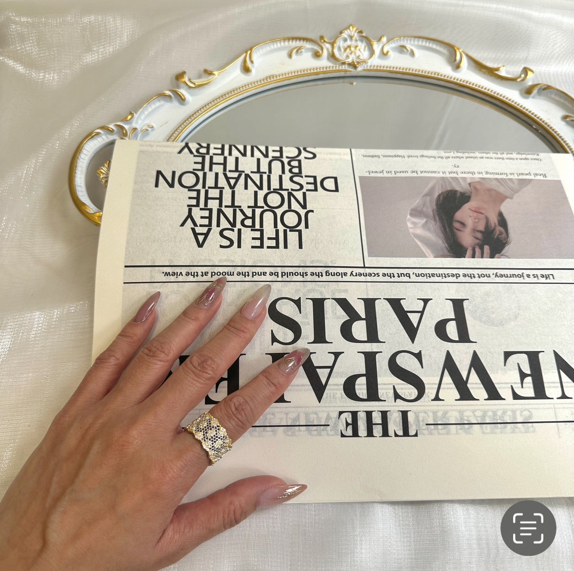 Lace Wide Ring