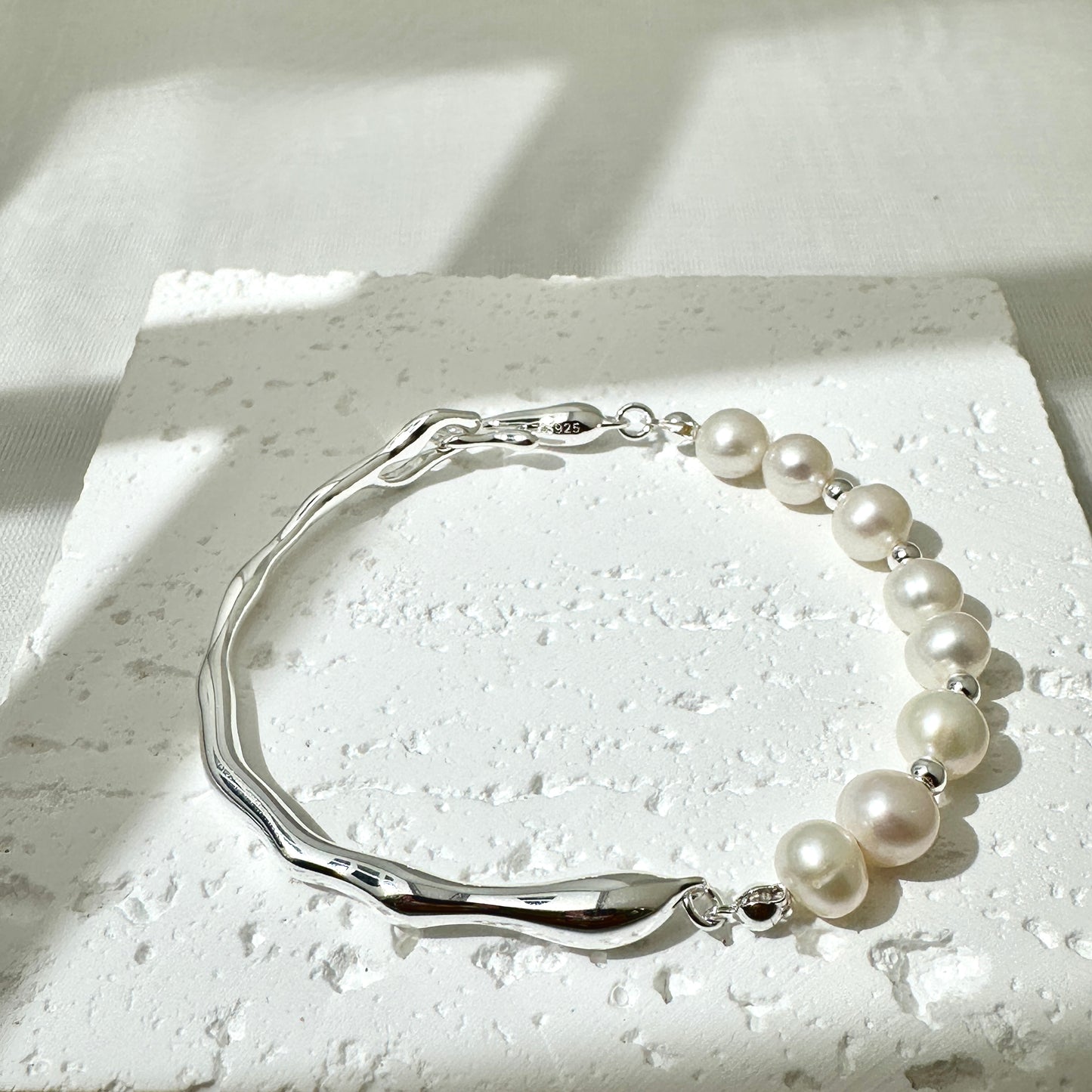 Half Cuff Pearl Bracelet