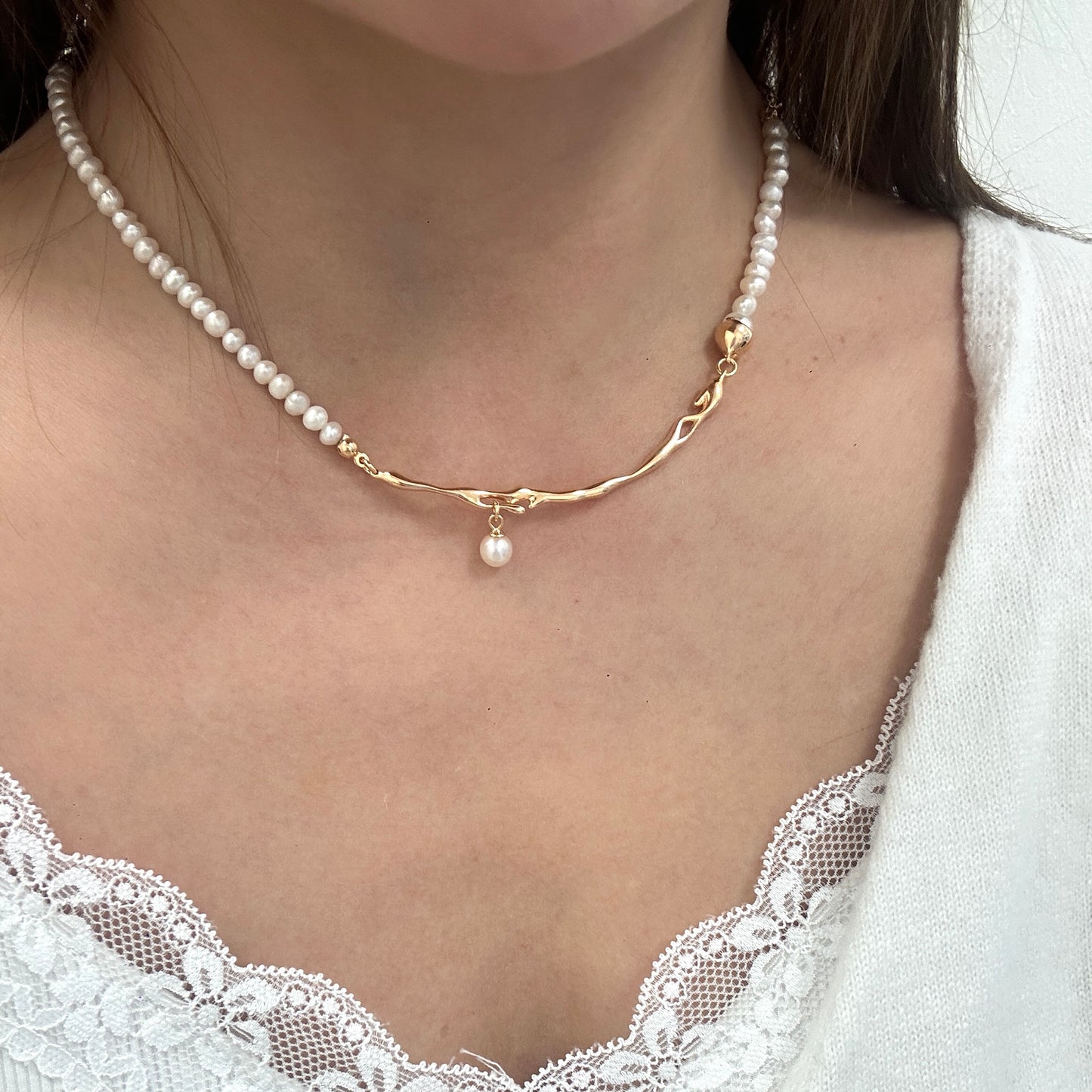 Pearl Choker Necklace