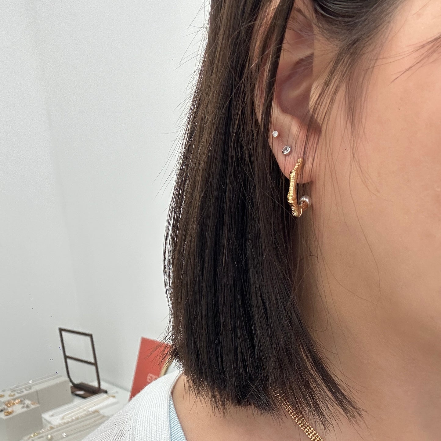 AR001 Vintage Pearl Earring