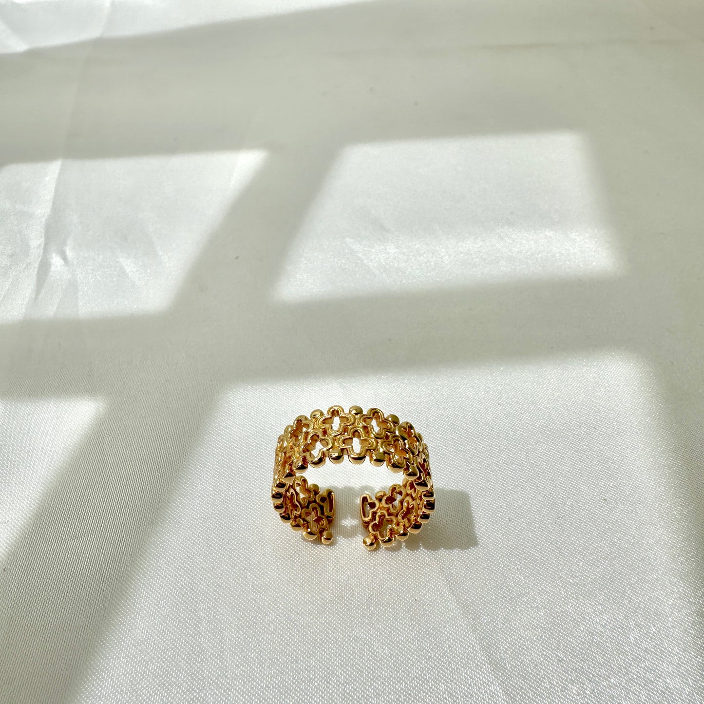 Lucky Charm Silver Ring