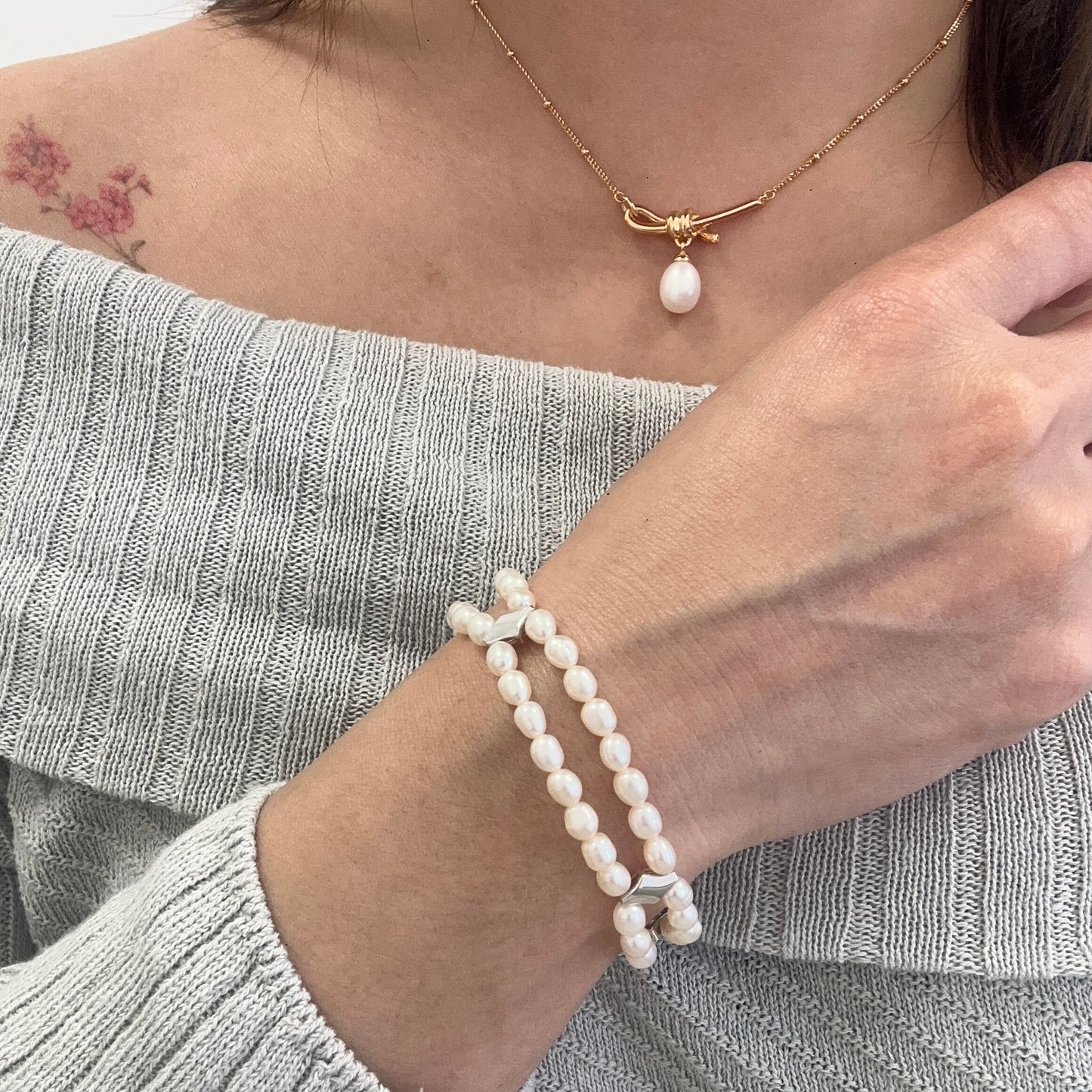 Double Layer Pearl Bracelet