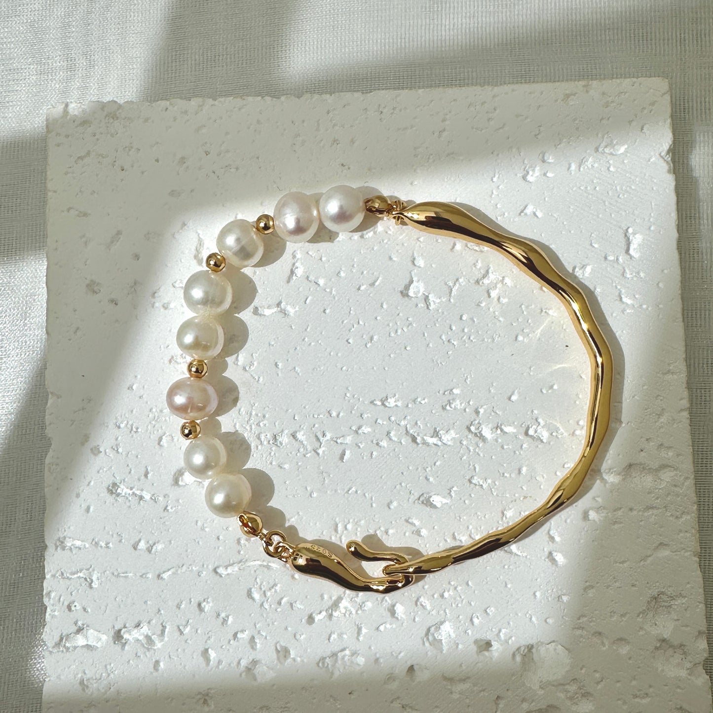 Half Cuff Pearl Bracelet