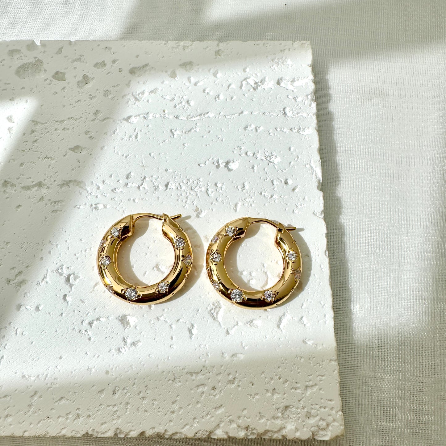 Luxe Diamond Hood Earring