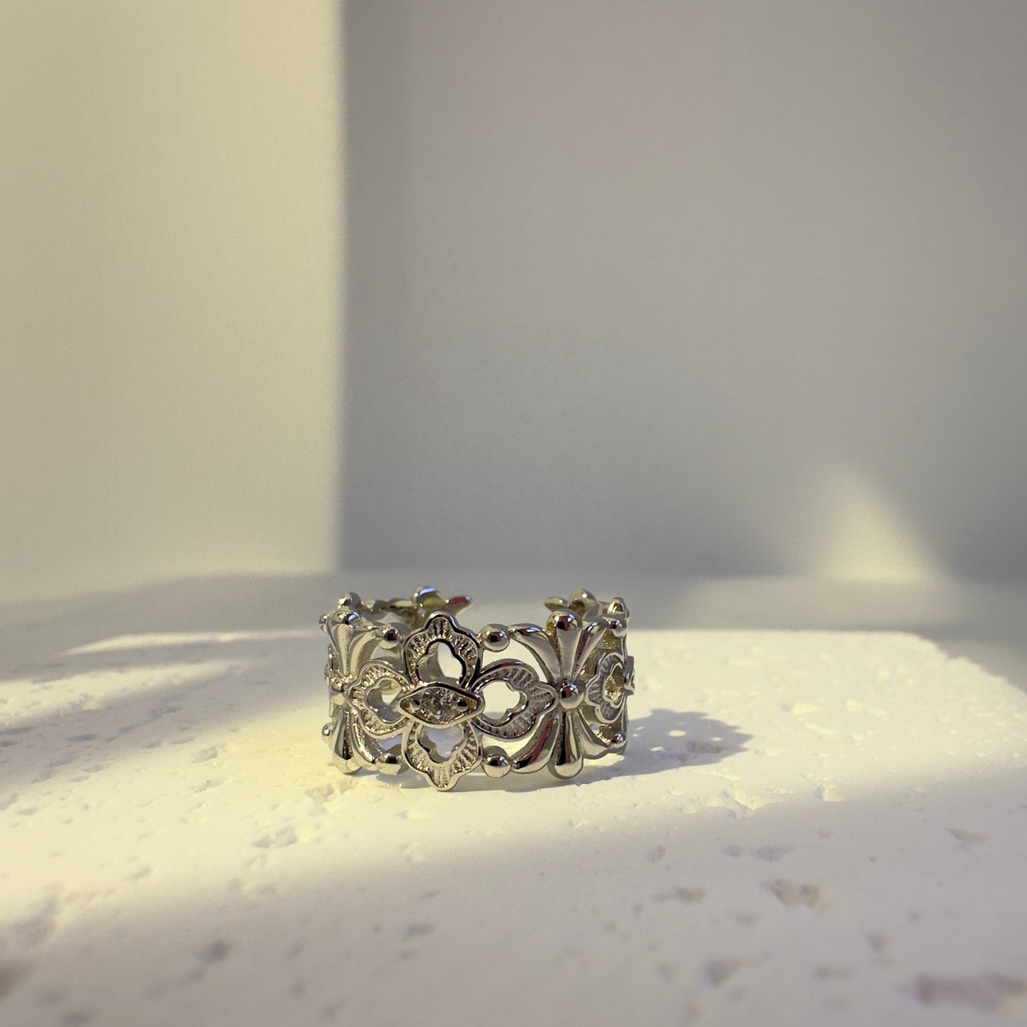 Crown Silver Ring (Silver/Gold)