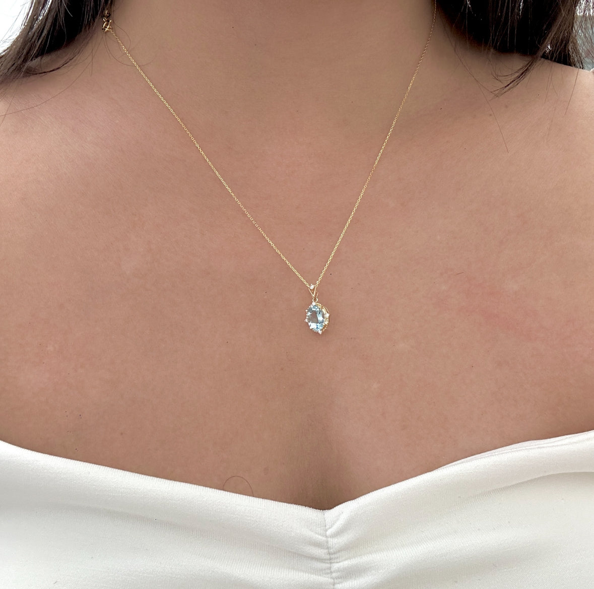Aquamarine Necklace