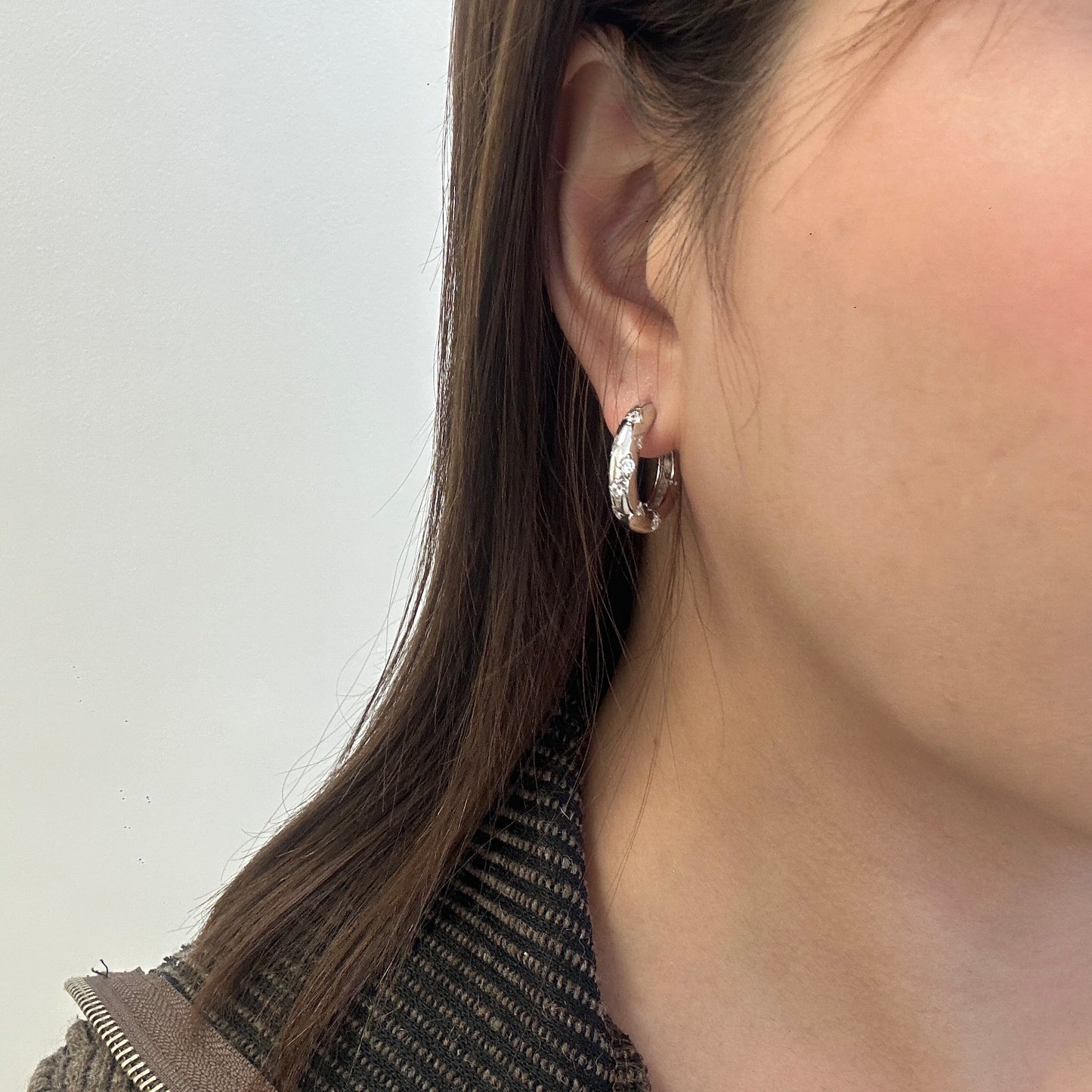 Luxe Diamond Hood Earring