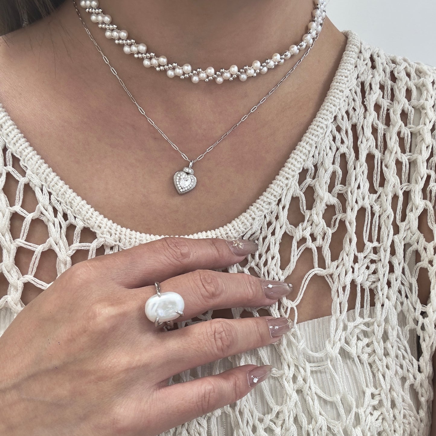 River Pearl Ring