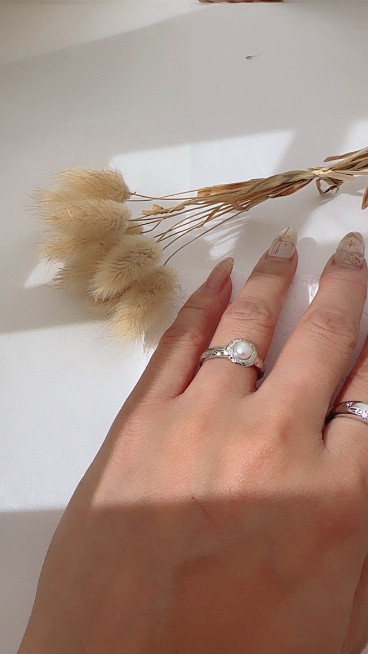 AR002cVintage Pearl Ring