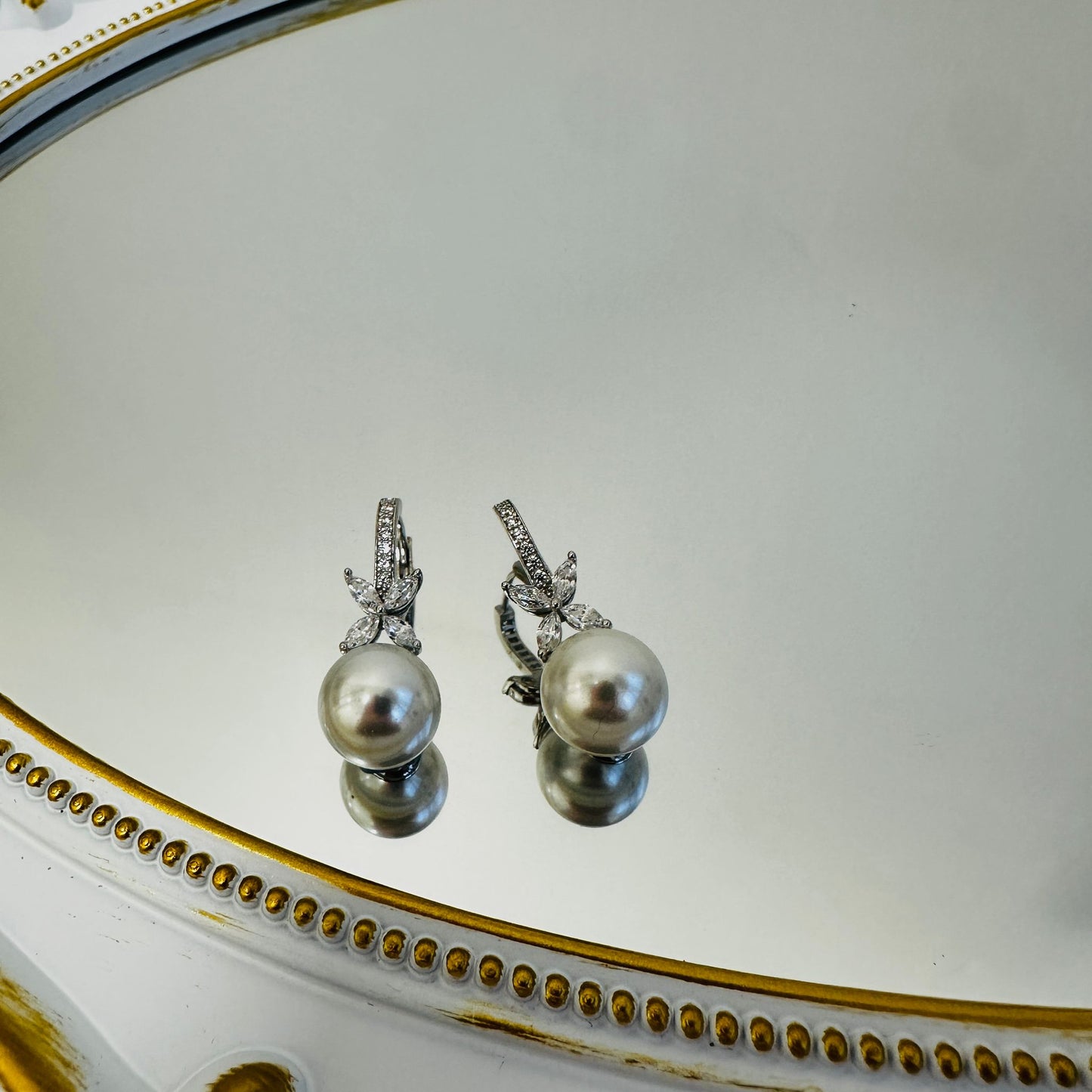 Aurora Blossom Pearl Earrings