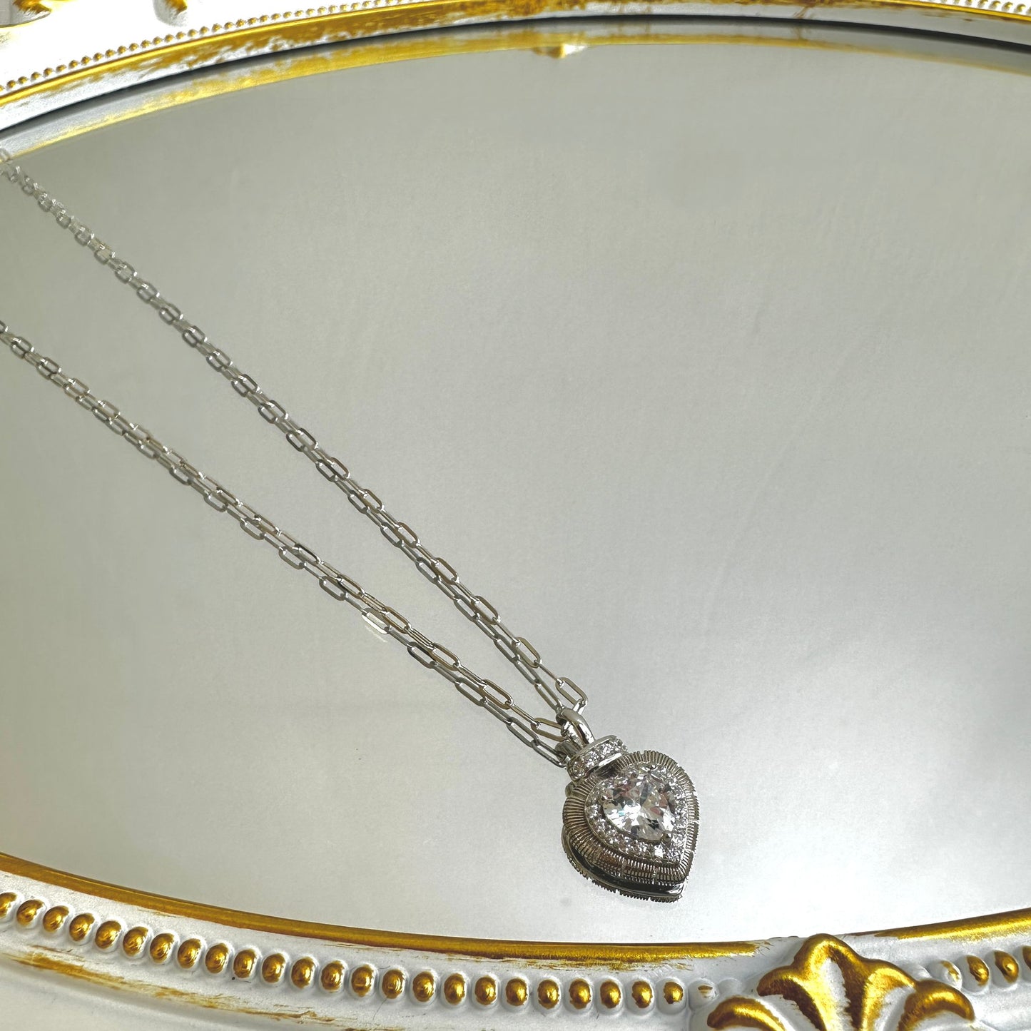 Timeless Love Silver Necklace