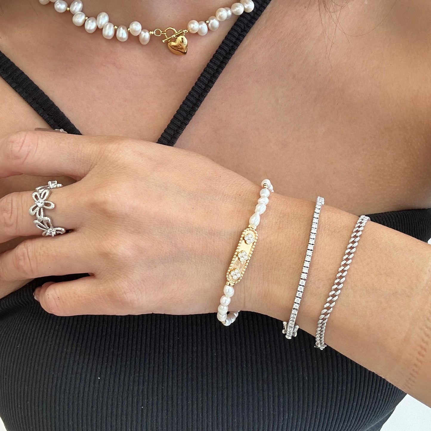 Duchess of Pearls Bracelet