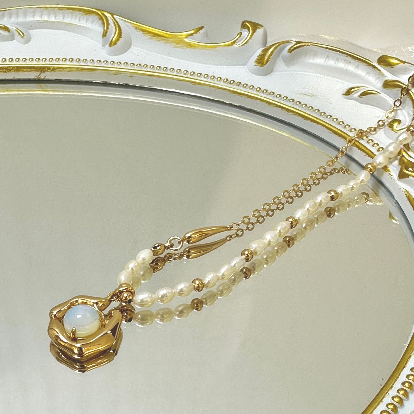 Moon in My Hands Necklace