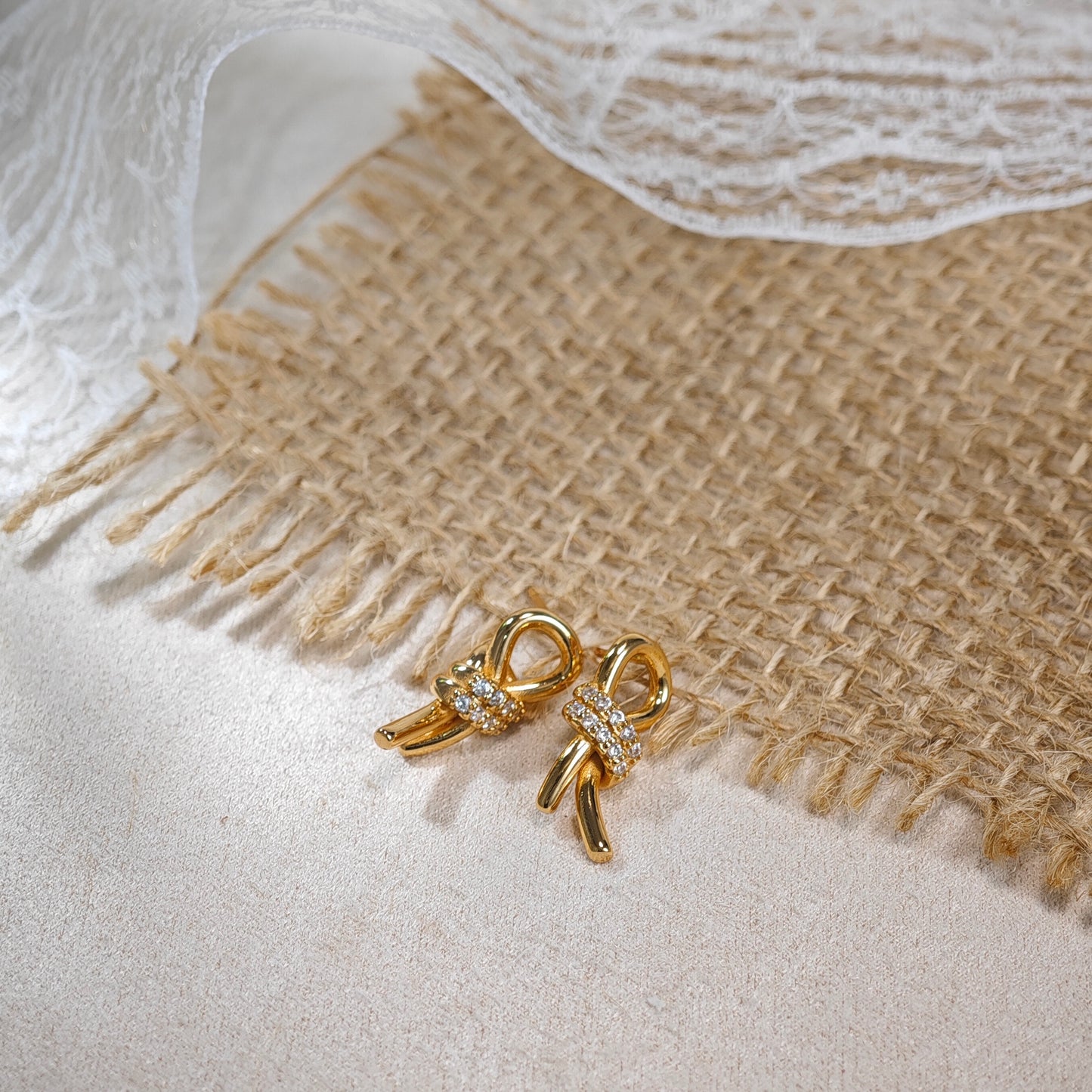 Amour Bow Earrings