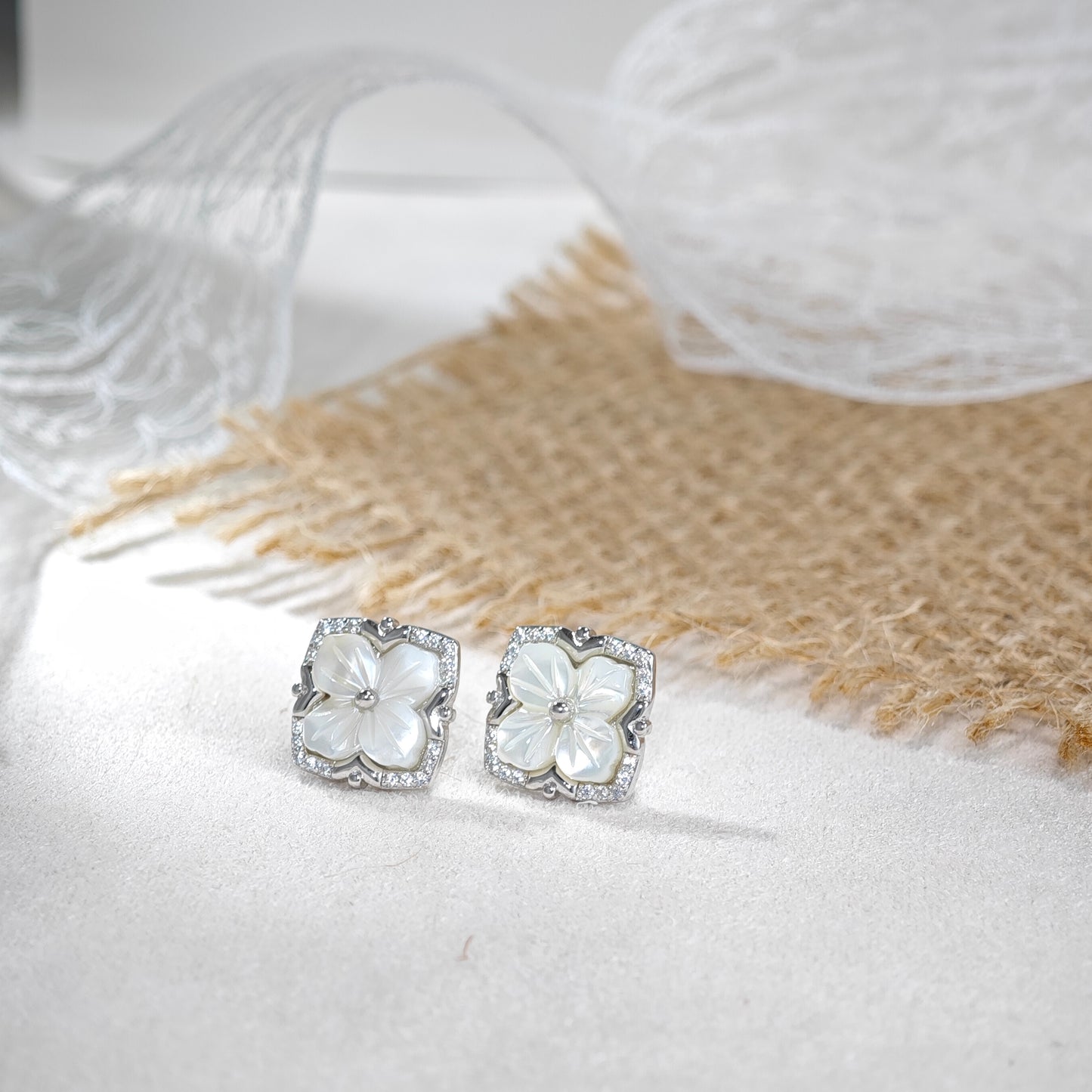 Bloom Mother of Pearl Studs