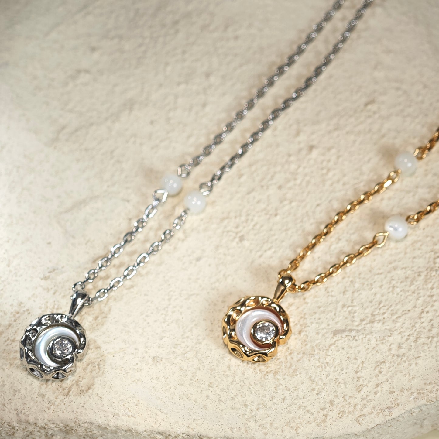 Luna Mother of Pearl Necklace