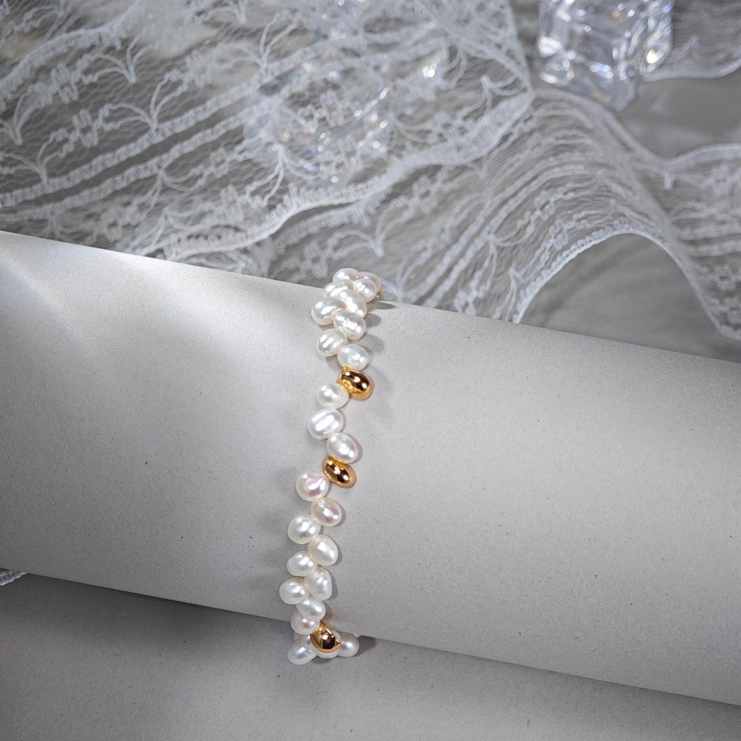 Éclat Double Pearl Bracelet