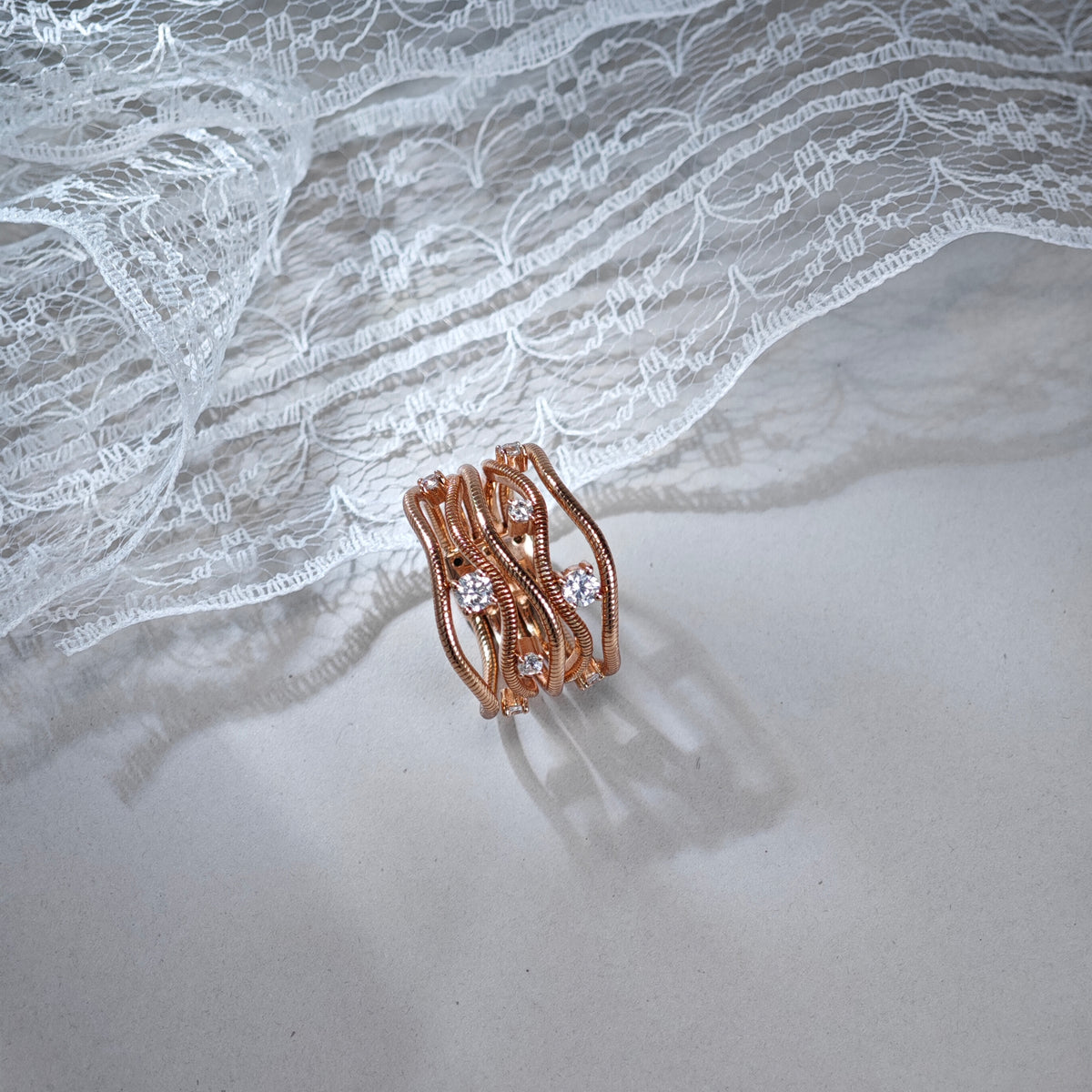 Celeste Wave Ring