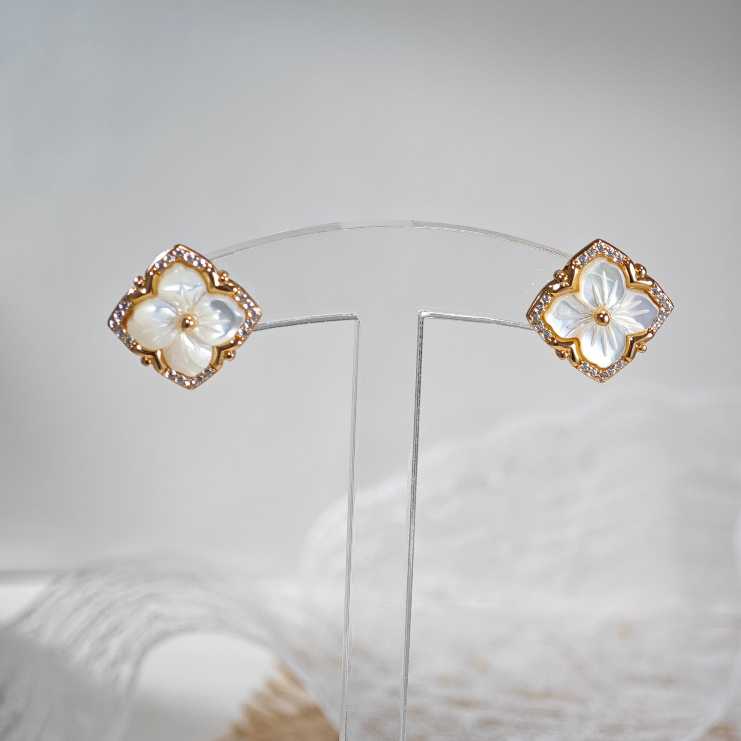 Bloom Mother of Pearl Studs