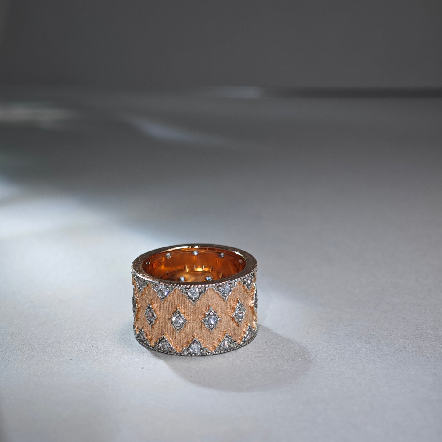 Celeste Two-Tone Statement Ring