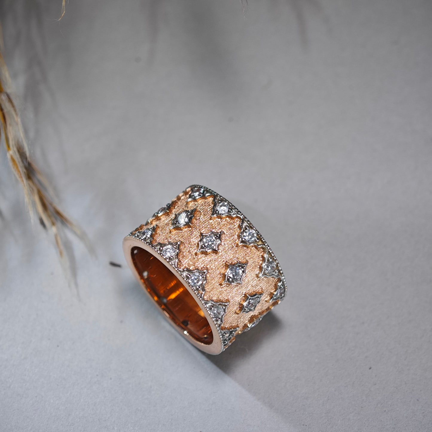 Celeste Two-Tone Statement Ring