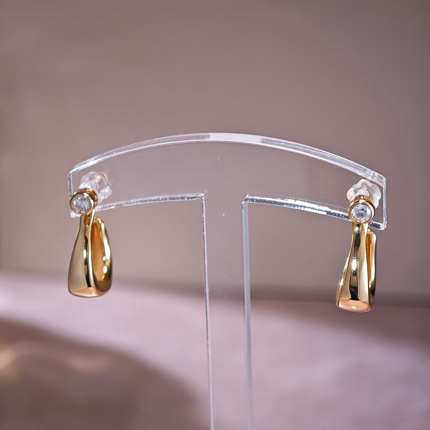 Twist Drop 2-Way Earrings