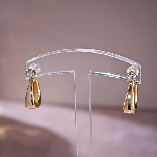 Twist Drop 2-Way Earrings