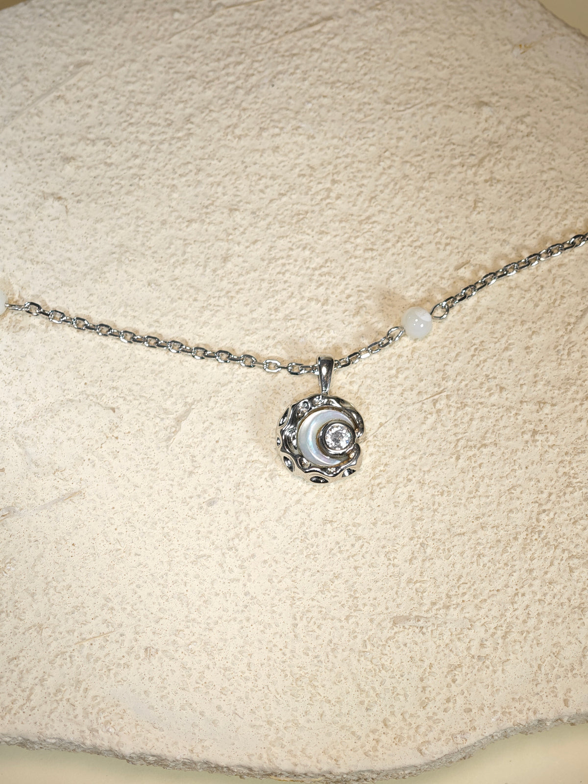 Luna Glow Mother-of-Pearl Necklace