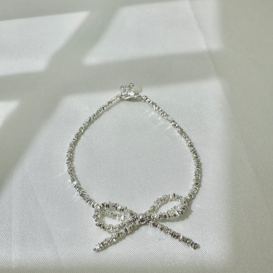 Ribbon Silver Bracelet