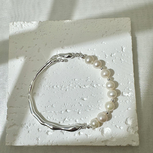 Half Cuff Pearl Bracelet