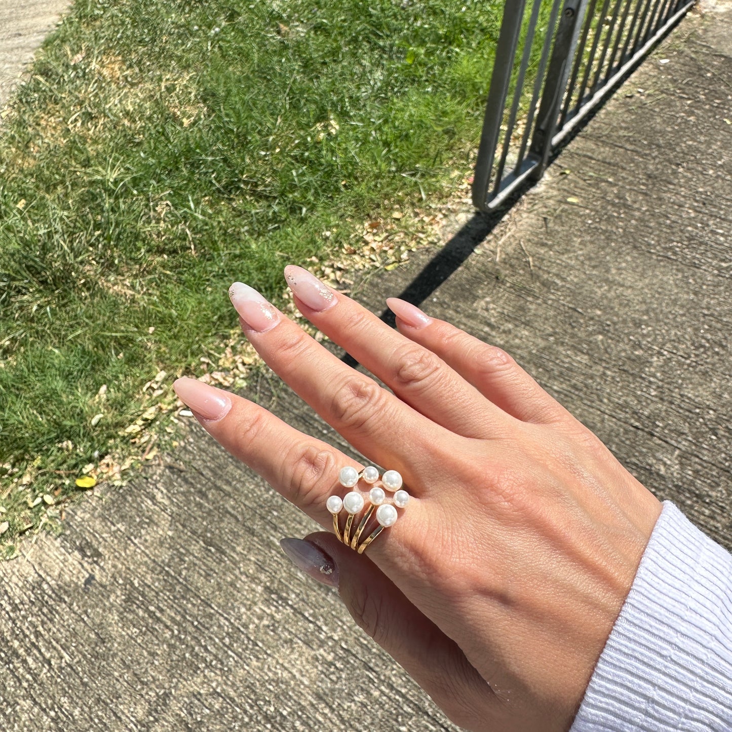 Multiple Pearl Ring