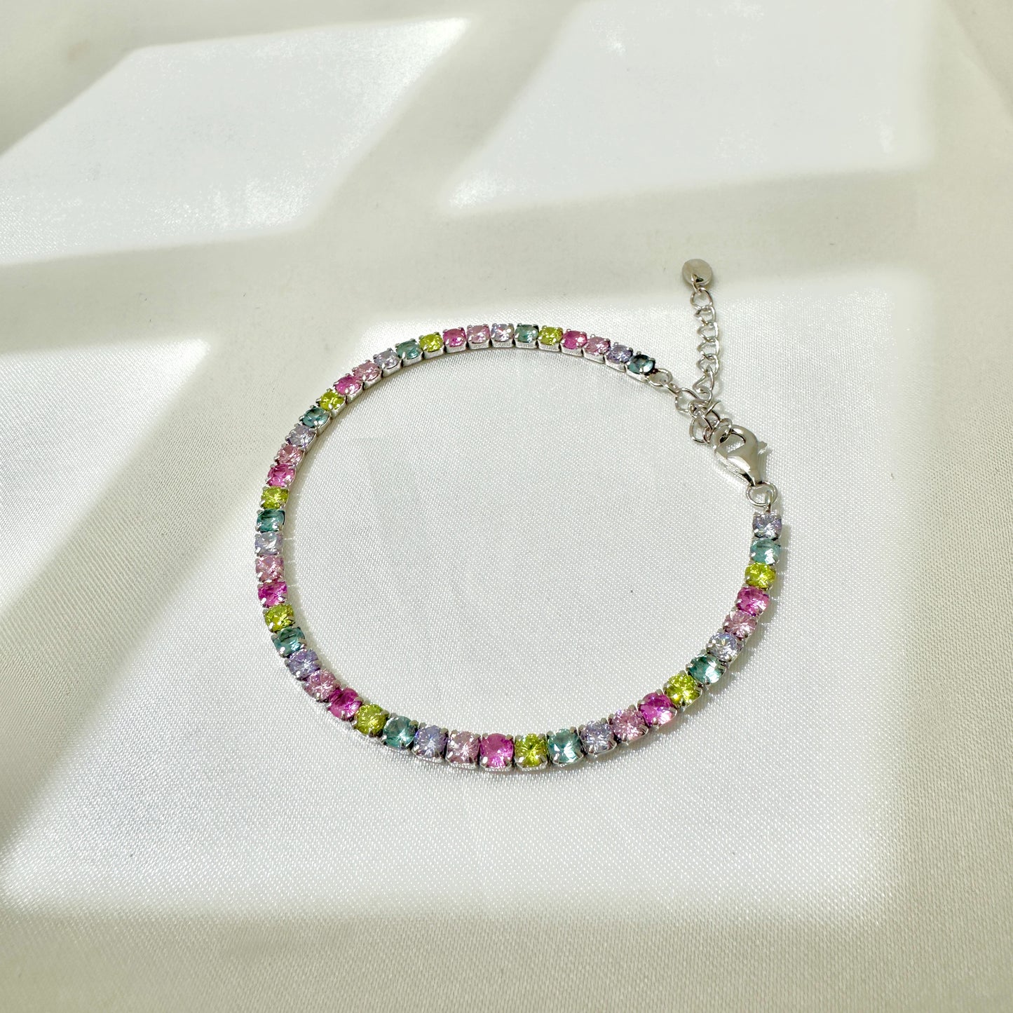 Rainbow Diamond Bracelet