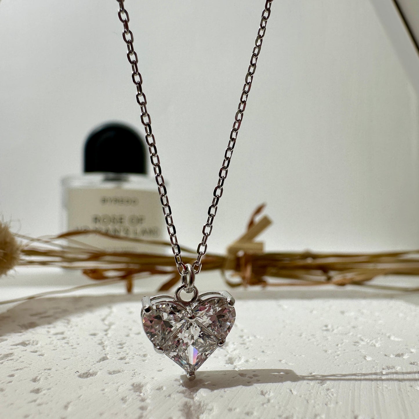 Heart Shape Diamond Necklace