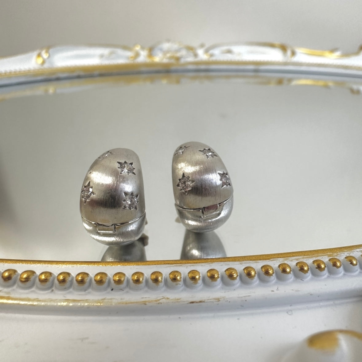 Silver Star Earring
