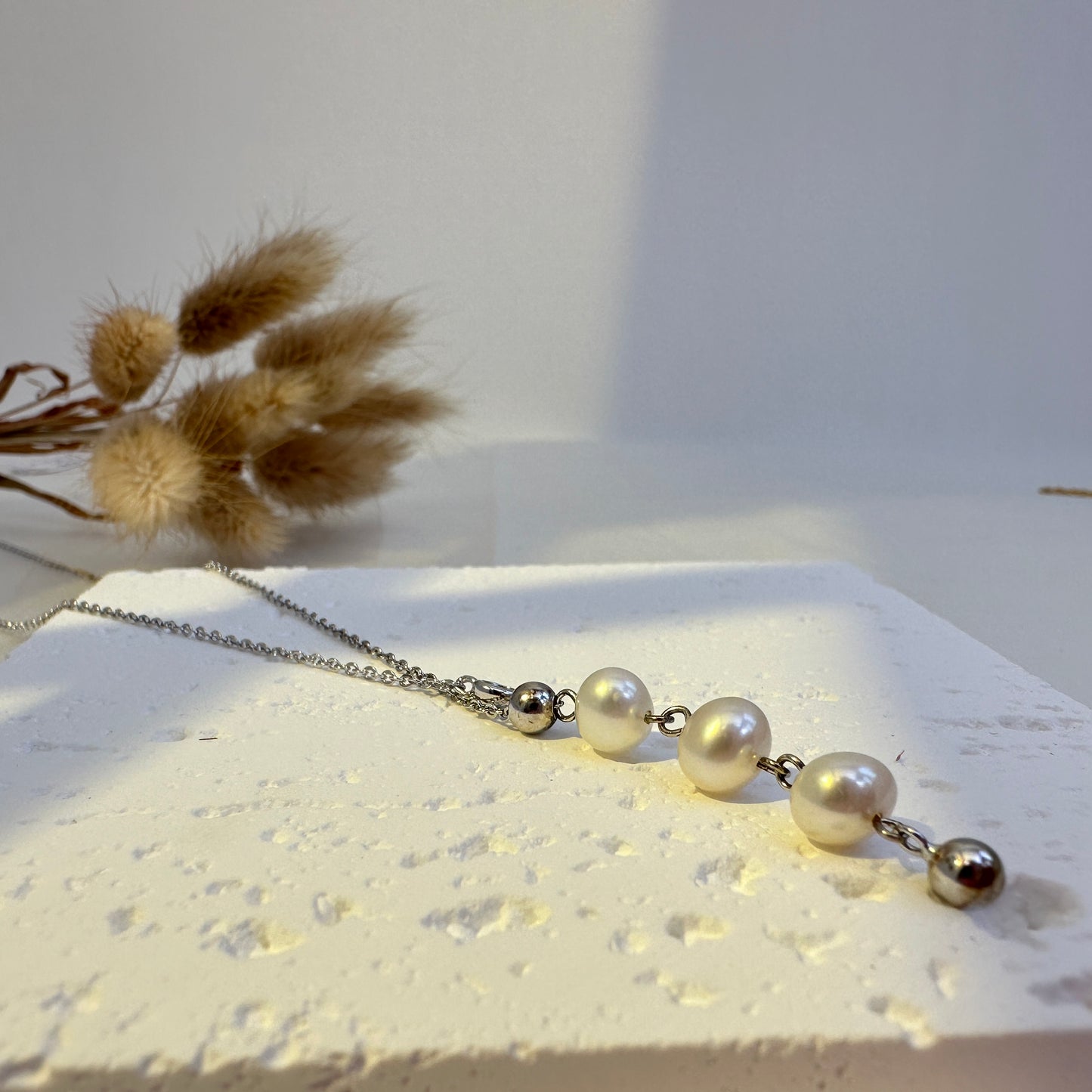 Pearl Silver Necklace