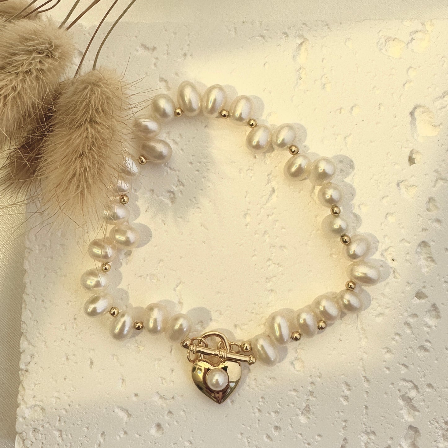 Pearl Silver Bracelet