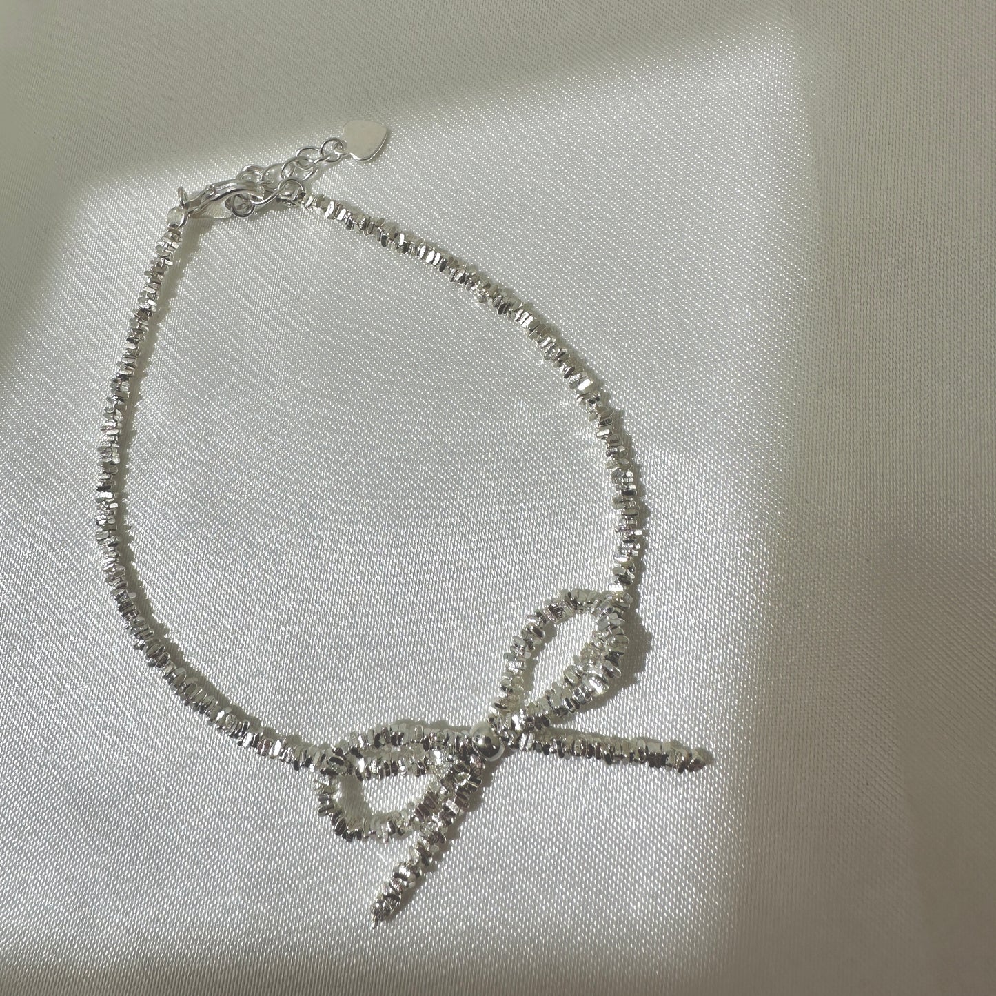 Ribbon Silver Bracelet