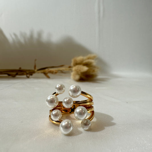 Multiple Pearl Ring