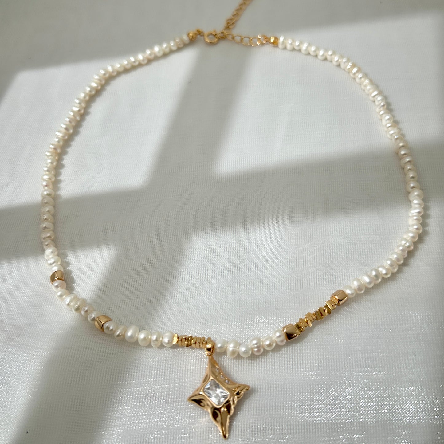 Lucky Star Pearl Necklace