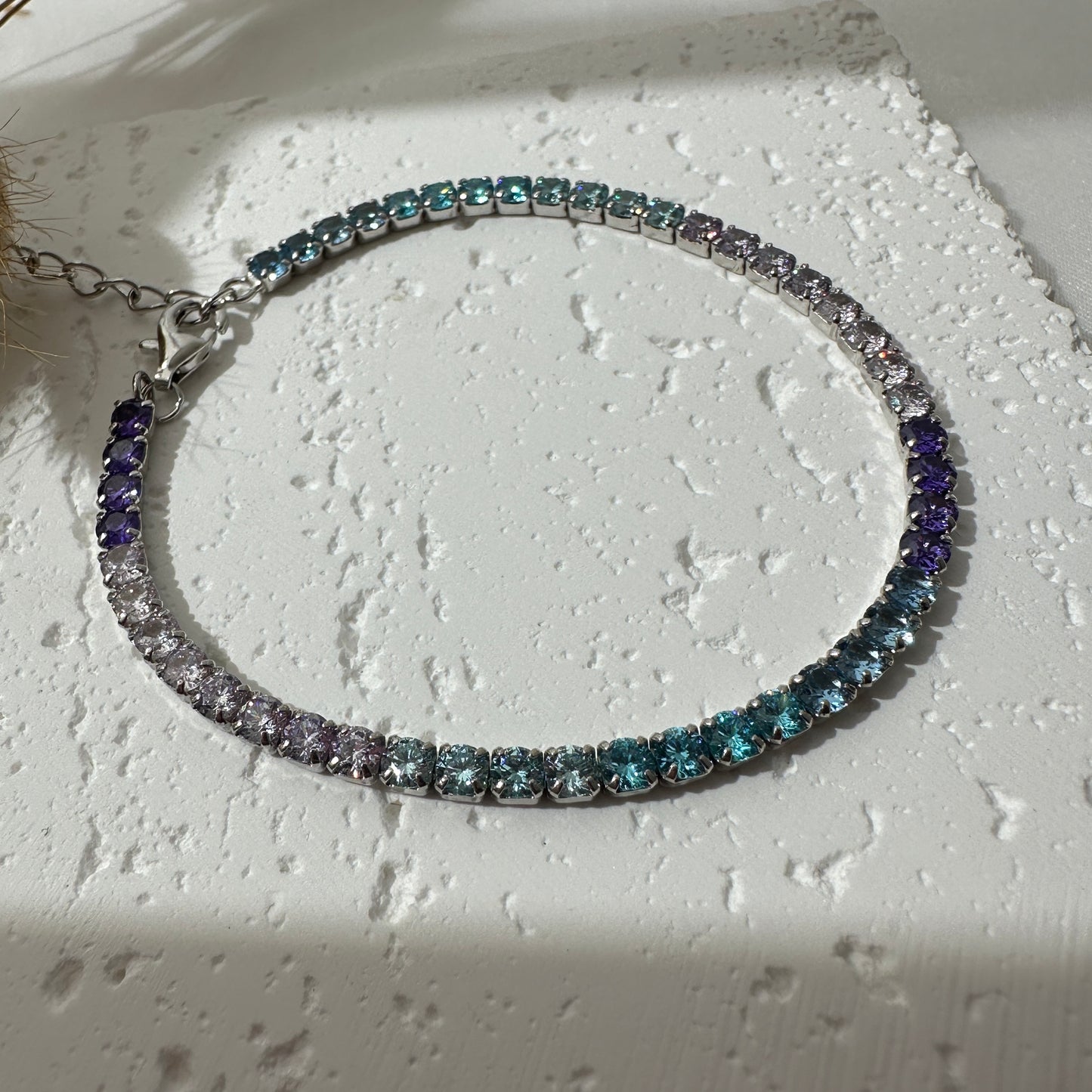 Blue Gradient Diamond Bracelet