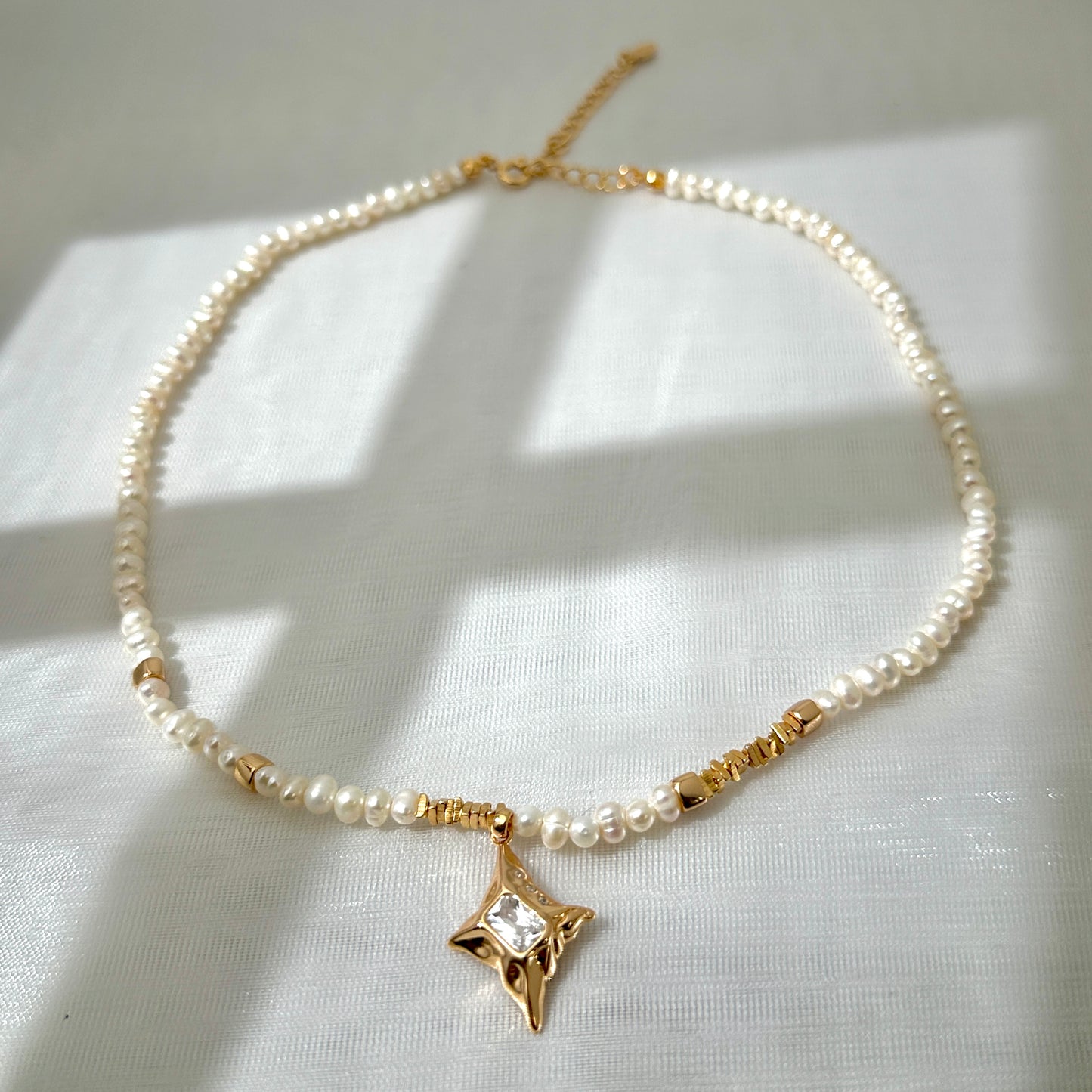 Lucky Star Pearl Necklace