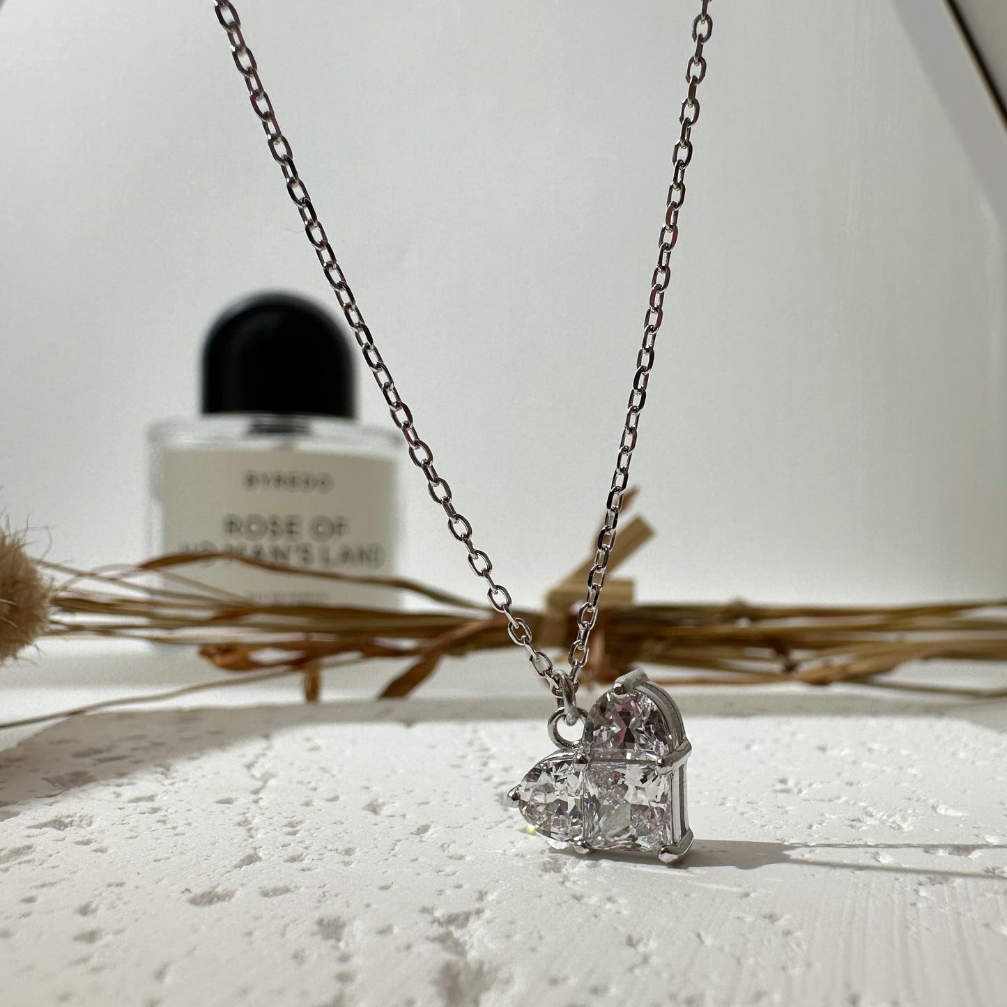 Heart Shape Diamond Necklace