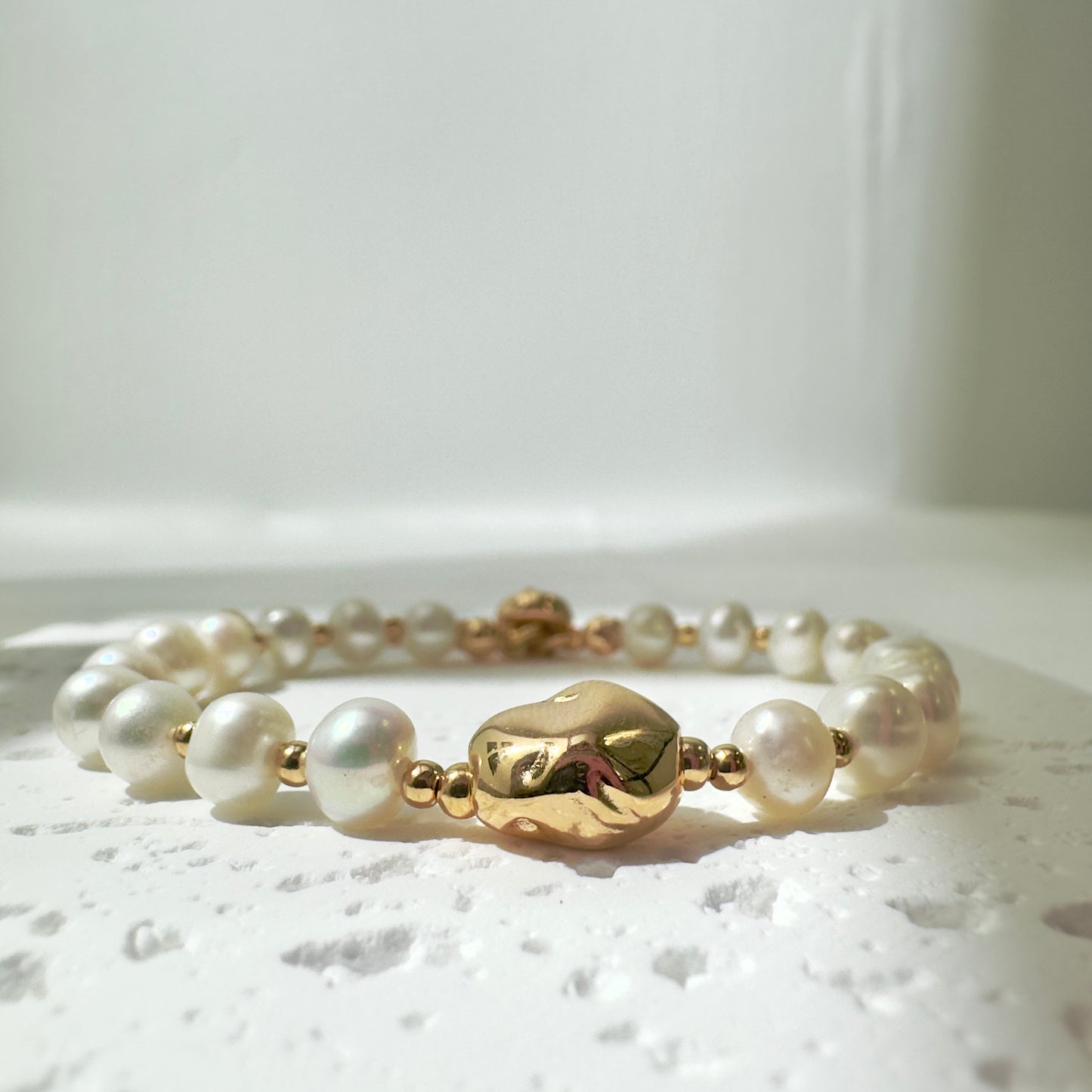 Adjustable Pearl Bracelet