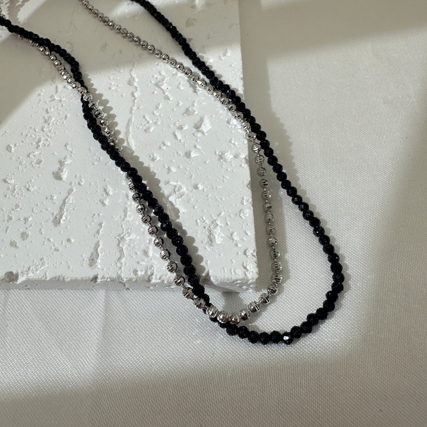 Two Tone Silver Necklace