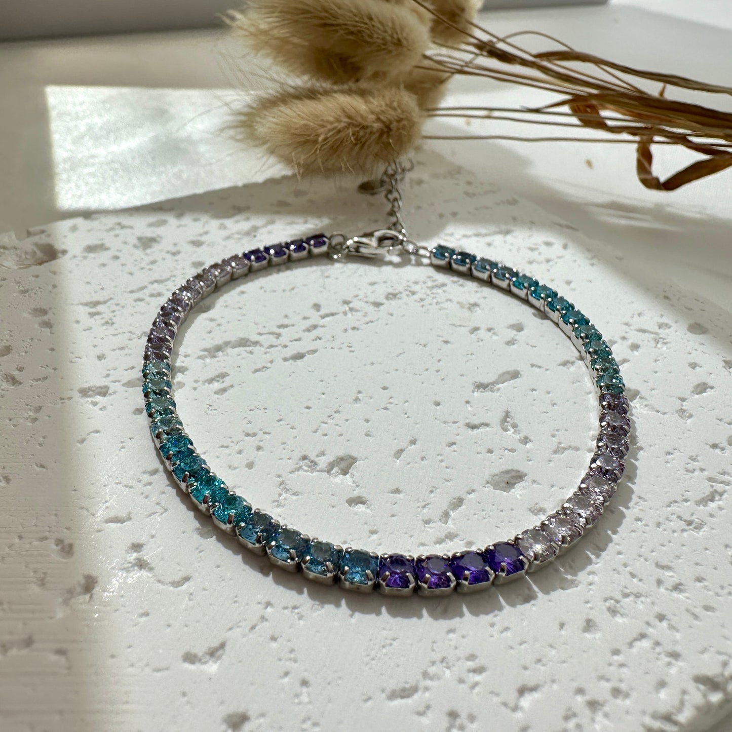 Blue Gradient Diamond Bracelet