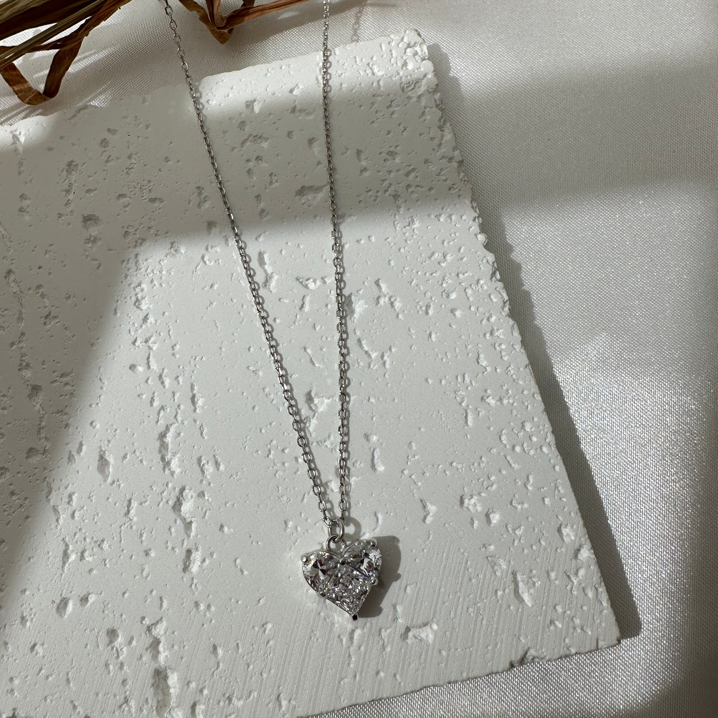 Heart Shape Diamond Necklace