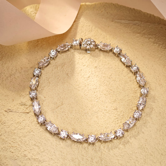 Radiance Oval-Cut Tennis Bracelet